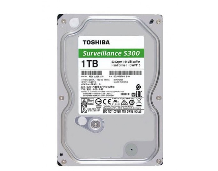 TOSHIBA SURVEILLANCE HARD DISK 1TB S300 Bundela